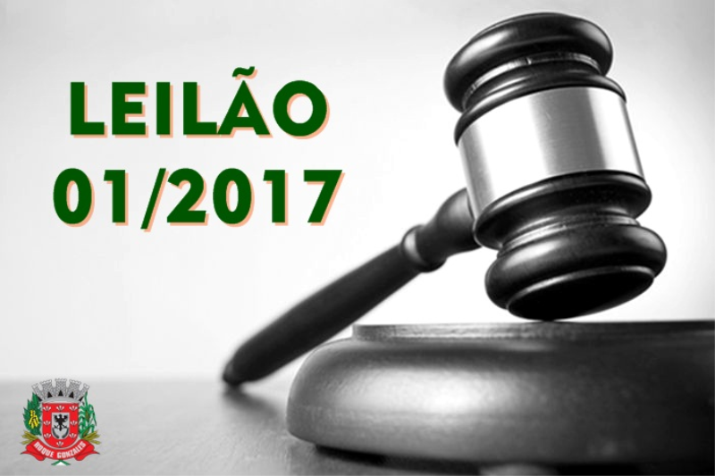 MUNICÍPIO REALIZARÁ LEILÃO PÚBLICO 01/2017